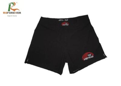 China Plain Boxer Black Board Shorts Shorts , Fabric Quick Dry Boardshorts Fitness Wear for sale