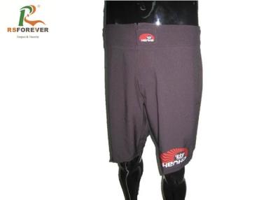China Brown Plain Polyester Board Shorts , Custom Made Long Board Shorts For Men for sale