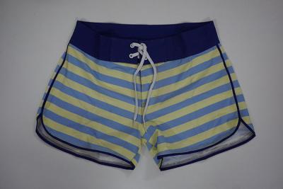 China Custom LightWeight Womens Running Shorts , Recycled Ladies Beach Shorts for sale