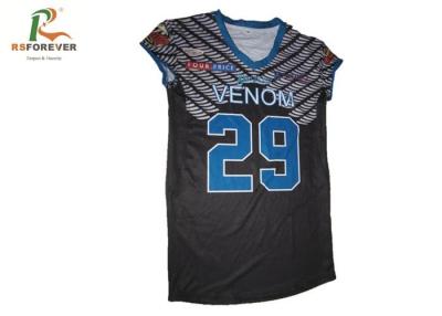 China Sublimated Custom Team Sportswear Mens American Football Jersey Short Sleeve for sale