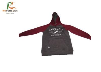 China Mens 100 Cotton Hoodie Pullover , Basic Warm Hooded Sweatshirt Coat Custom for sale