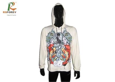 China Windbreaker Pullover Hooded Sweatshirt Jacket Loose Casual Graffiti Sublimation Printed for sale