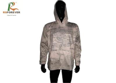 China Cut / Sew Dye Sublimation Hoodies , Boys Long Sleeve Hoodie Customzied Design for sale