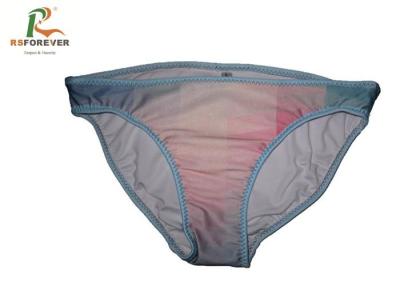 China Pink LightWeight Little Girls Bikini Bottoms Lycra Fabric Sublimation Printing for sale