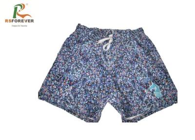 China Sublimation Printing Waterproof 4 Way Stretch Mens Printed Swim Trunks for sale