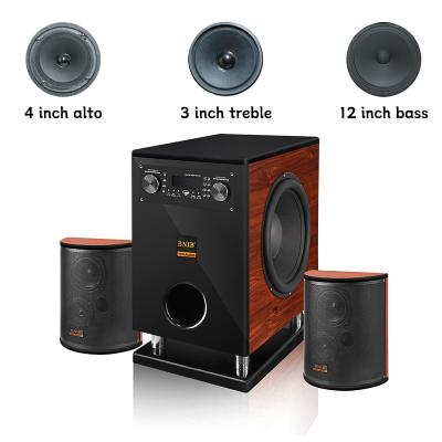 China 200 Watts RMS 2.1 Channel Home Theater Sound Systems 12 Inch Subwoofer for sale