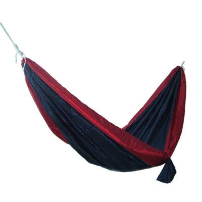 China 280*140CM Lightweight Durable Taffeta Parachute Nylon Collapsible Camping Hammock With Mosquito Net For Trees for sale