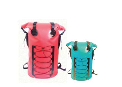 China 20L Travel 500D PVC Waterproof Barrel Bag Backpacking Waterproof Bags for sale