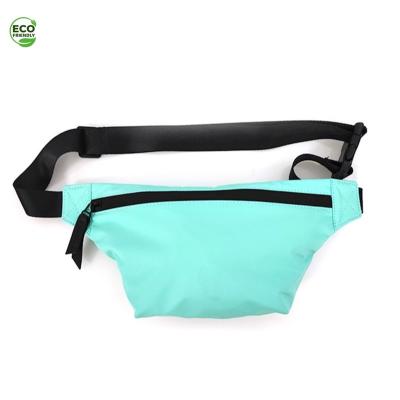 China Solid Green Journey GRS RPET Waist Bag Custom Eco Friendly Outdoor for sale