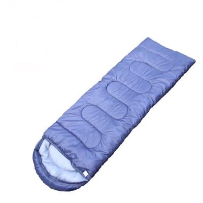 China Blue Waterproof 190T Polyester Outdoor Mountain Sleeping Bag 210*75CM for sale