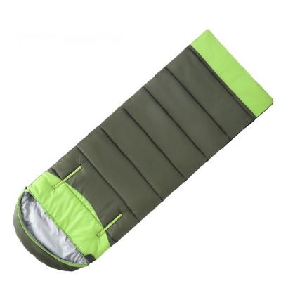중국 80''*28'' Waterproof Green 1 Person Envelope Design Mountain Sleeping Bags 190T Polyester 판매용