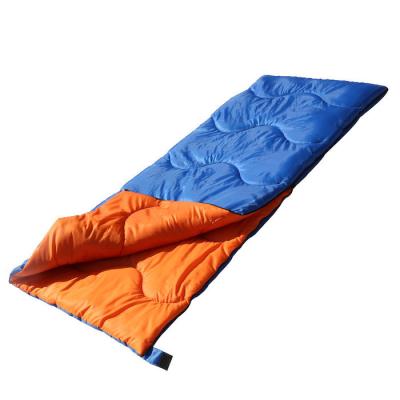 China Envelope Shape Mountain Sleeping Bags Filling Hollowfiber 400gsm 210*75CM for sale