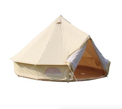 China Cosy 6 8 9 12 10 Person Cabin Tent 300X300X200cm Khaki Waterproof Cotton PU3000mm for sale