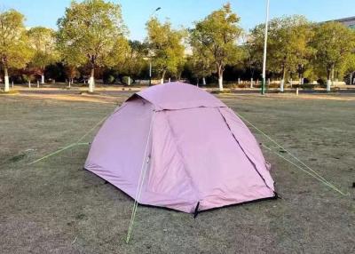 China Camping Pink Inflatable Pole Tent PU3000mm Inflatable Tent 3 Person for sale