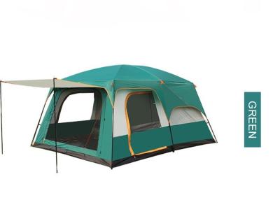 Chine Vert automatique imperméable du polyester PU3000MM de la tente de camping de famille 190T à vendre