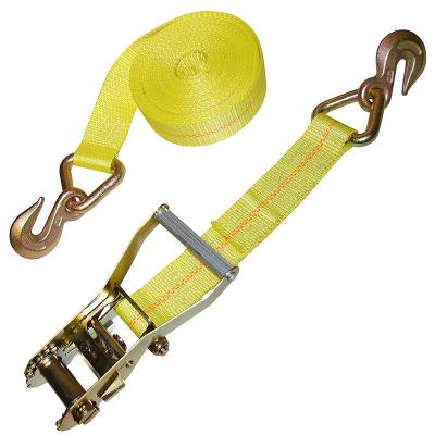 China 6 Meters 5000KG Heavy Duty Ratchet Tie Down Straps for sale