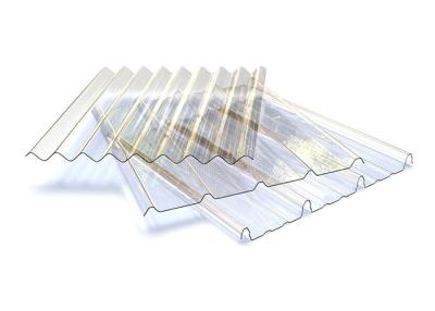 China Harmless Transparent Polycarbonate Roof Tiles Explosionproof Nontoxic for sale