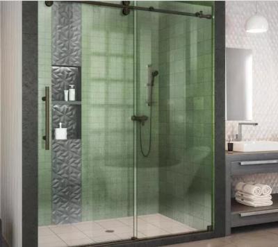 中国 安全緩和されたシャワーのドアOEM利用できるフレームのシャワーのエンクロージャ 販売のため