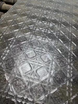 China Translucent Acid Etched Tempered Glass Acid Pickling Texture Pattern for sale