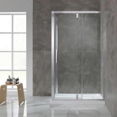 China Clear Tempered Glass Shower Enclosure OEM Tempered Glass Shower Screen for sale