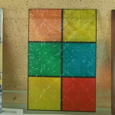 China Digital Printing Decorative Art Glass Laminated Wire Building Glass for sale