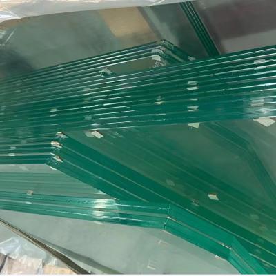 China SGP PVB Toughened Laminated Security Glass Swimming Pool Fence Sightseeing Plank Road for sale