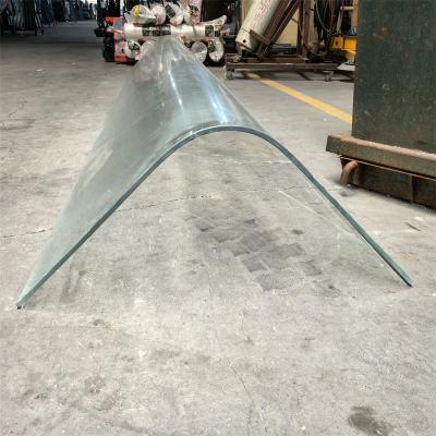 China Oversized Tempered Glass Curved Hot-Bent Glass Various Curvature Glasses Small Radius Curved Glass en venta