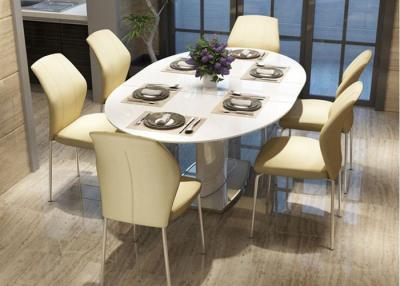 China 6pcs Set Casual 0.92m Modern Metal Dining Chairs for sale