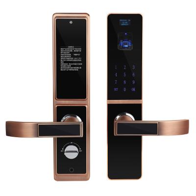 China Bilateral Optical Finger Vein Recognition Highly Secured Biometric Smart Door Lock for sale