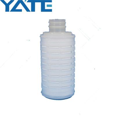 China 10 Inch 0.22 0.45 1 Microns Pleated Polypropylene Water Cartridges Beer Reverse Osmosis Filtration for sale