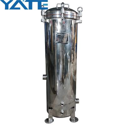 China Multi Bag Cartridge Filter Housing Large Flow Rate Water Treatment Stainless Steel 304 316 for sale
