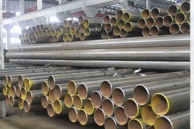 China Industrial Hot Dip Galvanized ERW Steel Pipe Silver / Black Painted Size 219 - 820mm for sale