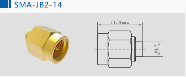 High Quality SMA RF Coaxial Connector/Cable Connector for Antenna Automotion
