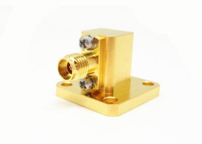 China K2.92mm WR34 BJ260 Waveguide To Coaxial Adapter Female 21.7GHz - 33GHz for sale