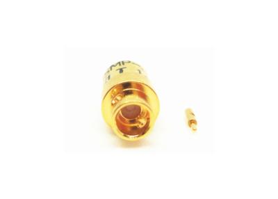 China Gold Plated Male SMP RF Connector Micro Coaxial Cable Connector Flex 405 for sale