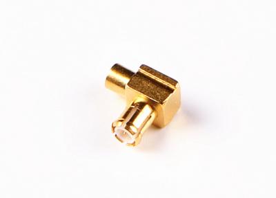 China Female Jack MCX Right Angle Connector Solder Crimp RF Connector for RG316 for sale