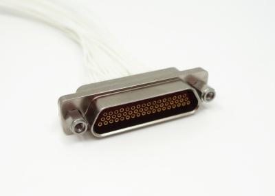 China Straight Receptacle Micro-D Rectangular J30J Series 51 Pin Connector For Cables for sale