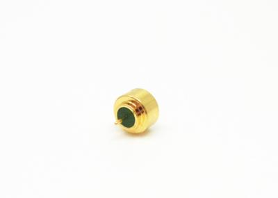 China Precisión tamaño pequeño ciega recta masculina plateada oro del conector de SMPM RF alta en venta
