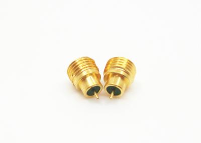 China Male Smpm Coaxial Connector Gold Plated  Good Wear Resistance For Military for sale