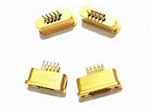China Micro Rectangle MDM D Sub 9 Pins Connector Hermetic Sockets for sale
