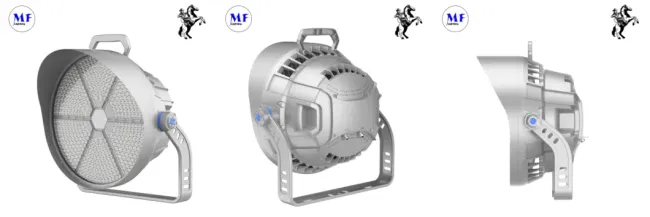 Factory Price High Power Floodlights 1200W 1000W 800W 600W 400W IP66 LED Flood Light LED High Mast for Race Course Golf Sport Field