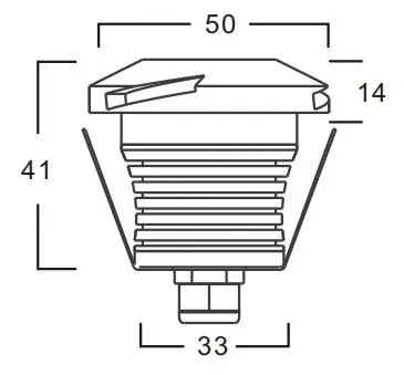 OEM ODM IP67 Outdoor Garden Landscape Buried Underground 6063 Aluminum Deck in Ground Light LED Whirlwind Buried Lights for Outdoor Floor Lamp