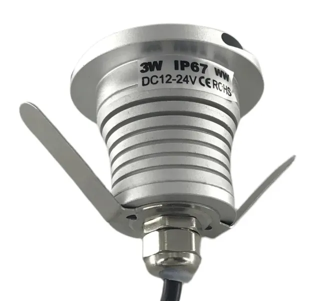 OEM ODM IP67 Outdoor Garden Landscape Buried Underground 6063 Aluminum Deck in Ground Light LED Whirlwind Buried Lights for Outdoor Floor Lamp