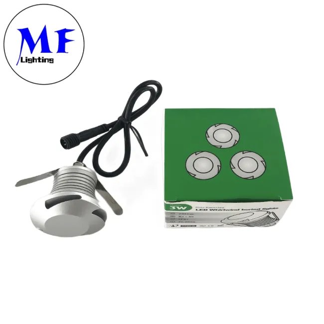 OEM ODM IP67 Outdoor Garden Landscape Buried Underground 6063 Aluminum Deck in Ground Light LED Whirlwind Buried Lights for Outdoor Floor Lamp