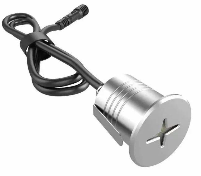 OEM ODM Customized Color 1W Waterproof IP67 Outdoor Deck Inground Lamp Step Ground Buried Lamp LED Cross-Star Buried Light Step Light LED Underground Light
