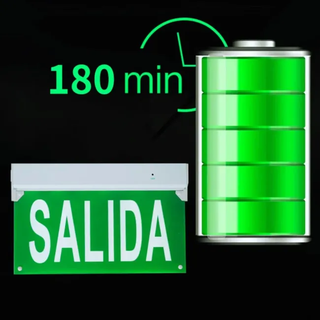 Factory Price Long Lifespan Durable Exit Sign Luminaries LED Emergency Light for Fire Escape Factory Parking Lot Public Place