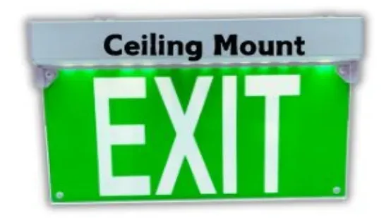 Factory Price Long Lifespan Durable Exit Sign Luminaries LED Emergency Light for Fire Escape Factory Parking Lot Public Place