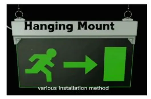 Factory Price Long Lifespan Durable Exit Sign Luminaries LED Emergency Light for Fire Escape Factory Parking Lot Public Place