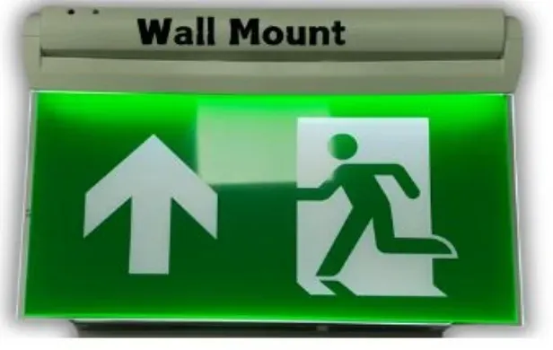 Factory Price Long Lifespan Durable Exit Sign Luminaries LED Emergency Light for Fire Escape Factory Parking Lot Public Place