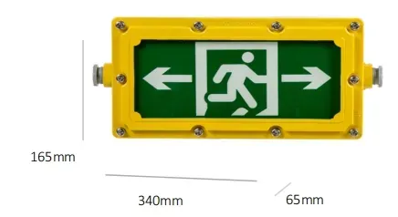 Factory Price Ni-CD 4W IP65 Fireproof Explosionproof Waterproof Industry Basement School Hospital Subway Supermarket Airport Escape LED Emergency Exit Light